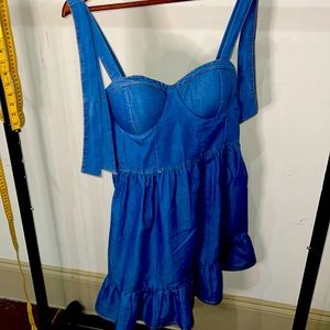 Denim sweetheart ♥️ dress. Mini. Size Medium